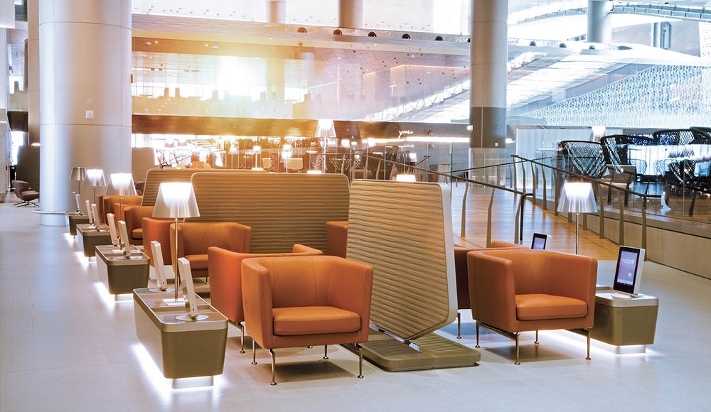 Al mourjan Lounge at Doha Airport