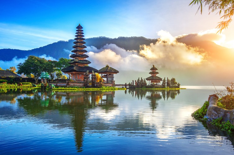Bratan temple in Bali